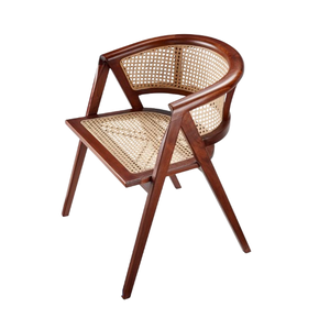 Chaise en rotin pour maison hôtel salle à manger salon qualité de luxe utilisation décorative personnalisée pour appartement et bureau à domicile - Product Image 2