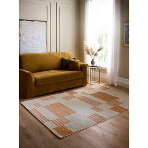Alfombra Nomad Abstract Patchwork Hecha a Mano con Bucle de Tela para Sala de Estar, Dormitorio, Pasillo - Product Image 5