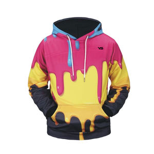 Pull à capuche de haute qualité avec logo personnalisé Sweat à capuche chaud en tissu polyester surdimensionné Sweat à capuche imprimé pour hommes Vente en gros - Product Image 3