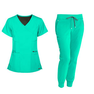 2025 Offre Spéciale Anti-rides lavable doux tissu infirmière gommage hôpital personnalisé gommages femmes médical ensemble d'allaitement - Product Image 6