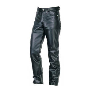 Pantalon en cuir de mouton fait sur mesure 2022 de qualité supérieure pour hommes, coupe-vent de haute qualité, 2022 - Product Image 2