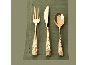 Aço inoxidável Metal Talheres Conjunto Finest Quality Table Top Cozinha Louça Colher Garfo Faca Conjuntos