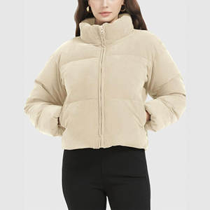 Veste matelassée pour femmes 2025 Manteau à fermeture éclair complète Vêtements d'extérieur Vestes en duvet à capuche Vestes matelassées pour femmes de haute qualité Entretien OEM - Product Image 2