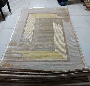 Alfombra Turca Moderna de Poliéster Tejida a Máquina, con Base de Yute de Alta Calidad, Resistente a las Manchas, Pelo Alto, Diseño Abstracto para Dormitorio - Product Image 5