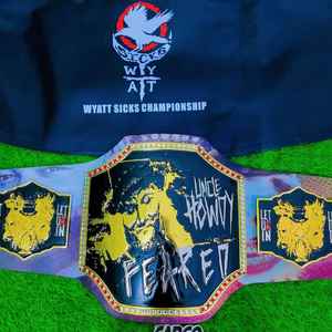 Diseño personalizado para Champion Legacy Award 8MM de espesor cuero genuino peso pesado suave material duradero logotipo frontal lucha marcial - Product Image 3