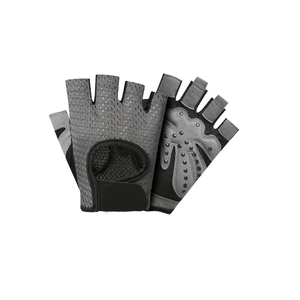 Gants de gymnastique demi-doigt en cuir respirant protecteur de paume antidérapant accessoire de Fitness pour musculation gants croisés par GLOVES City - Product Image 6