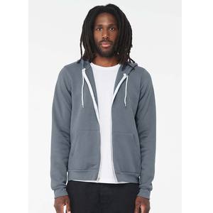 Bella Canvas Wholesale Canvas Sweat à capuche zippé avec impression personnalisée Sweatshirts - Product Image 3