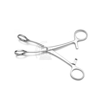 Pince manuelle en acier inoxydable pour éponges, instrument médical à long manche pour laboratoire, clinique et fournitures de santé - Product Image 6