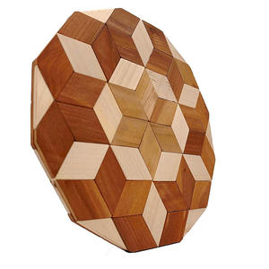 Soporte de madera hecho a mano para protección contra el calor, salvamanteles de madera ecológico para artículos calientes - Product Image 1