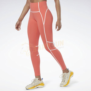 Nouveau legging de sport slim personnalisé pour femmes vêtements de sport taille moyenne avec sangle réfléchissante vente en gros de legging pantalon - Product Image 6