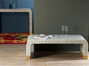 โต๊ะกาแฟฝังกระดูกพรีเมียม งานแฮนด์เมดโดยช่างฝีมือ สำหรับห้องนั่งเล่นและเฟอร์นิเจอร์บ้านที่หรูหรา ราคาขายส่ง - Product Image 4