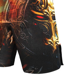 Vente en gros short MMA 100% polyester de haute qualité Logo personnalisé Marque BJJ Arts martiaux Porter OEM Design sublimé pour hommes - Product Image 3
