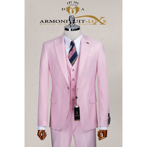 Costume formel pour hommes 80% laine 20% polyester tenue de bureau Slim Fit pour les professionnels - Product Image 6