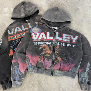 Sudaderas con capucha de gran tamaño Unisex de alta calidad, sudaderas con capucha personalizadas para hombres, sudaderas con capucha en blanco de peso pesado con forro sólido, técnicas lavadas - Product Image 2