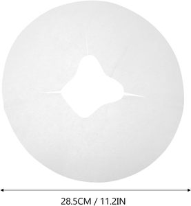 50 piezas desechables no tejidas reposacabezas almohada papel belleza Spa salón cama cubierta masaje cara cuna descanso cubiertas - Product Image 3