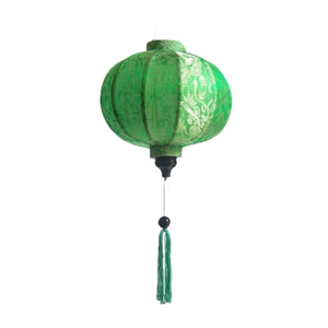 Lampe vietnamienne-lanterne en soie en gros pour décorer Festival suspendu lanterne en soie de bambou traditionnel décoratif vietnamien - Product Image 6