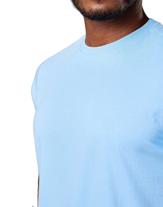 T-shirt décontracté à col rond 100% coton pour hommes T-shirt basique à manches courtes et à usage quotidien T-shirt doux et confortable pour tous les jours - Product Image 1