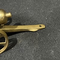 Style antique, laiton vintage pour Canon avec des roues de 5,5 pouces de long, artisanat en métal poli de qualité supérieure pour la décoration de la maison et les cadeaux