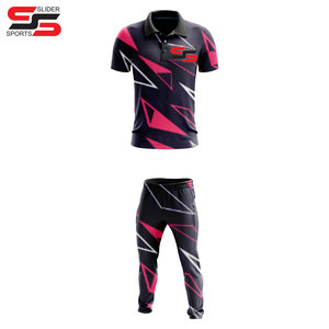 Kit de cricket à sublimation personnalisée ensemble d'uniformes pour hommes tailles adultes chemise et pantalon de cricket à demi-manches - Product Image 1