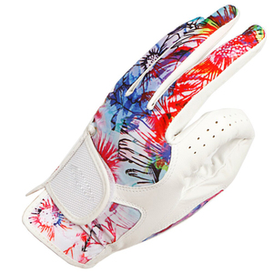 Guantes de golf de invierno personalizados de alta calidad, empuñaduras de mano de cuero Cabretta a todo color blanco suave, deportes transpirables de secado rápido - Product Image 5