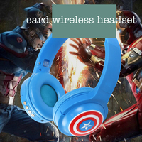 TK superventas Hero Theme auriculares inalámbricos caja multicolor auriculares Insertar tarjeta 3,5mm enchufe auriculares multiusos
