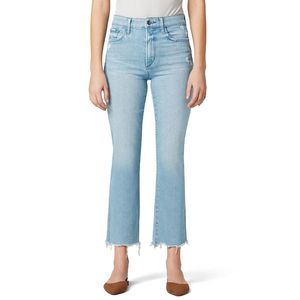 Jeans da Donna Joe's in Denim Blu Chiaro con Orlo Grezzo, Taglio Corto, Taglia 31, Traspiranti e Lavabili, Stile Cargo con Strappi - Product Image 1