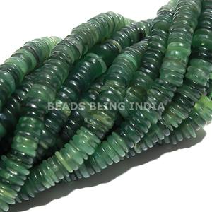Aventurina verde natural de alta calidad superventas 16 "6-8mm AAA Aventurina verde cuentas de piedras preciosas Lisas para la fabricación de joyas artesanales - Product Image 3