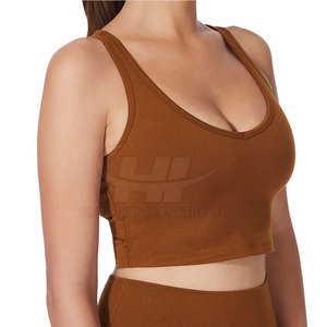 Sujetador Deportivo Transpirable de Punto para Mujer, Top Atlético con Absorción de Impactos, Tejido Elástico, Ideal para Correr y Entrenar - Product Image 3
