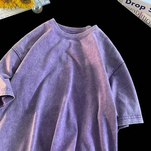 Camiseta Vintage personalizada de 250g, camiseta de gran tamaño para hombre, camiseta con lavado ácido, ropa de calle con estampado Dtg, camiseta con lavado ácido - Product Image 3