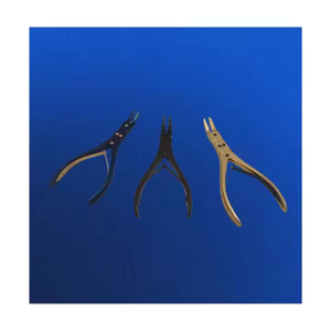 Surgiright Professional Catalano Titanium Instrumento quirúrgico oftálmico Plataforma de 6mm Fórceps de Micro atado curvo Potencia manual - Product Image 4