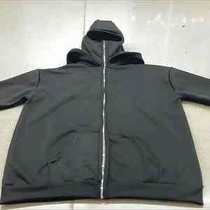 2025 haut de gamme Logo personnalisé hommes bouffée impression 380gsm sweat à capuche zippé hiver broderie impression numérique sweat à capuche surdimensionné - Product Image 2