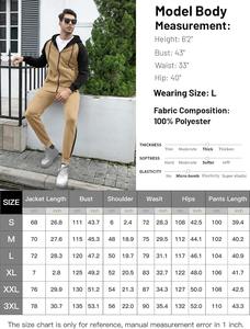 Pantalon de jogging confortable à motif uni pour hommes, pantalon de survêtement à capuche respirant avec logo, décontracté et écologique, grande taille pour l'automne - Product Image 6