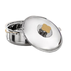 Olla Elegante y Moderna de Acero Inoxidable para Sopa y Caldo con Asas y Tapa, Apta para Gas e Inducción, Apta para Lavavajillas, Color Plateado - Product Image 3