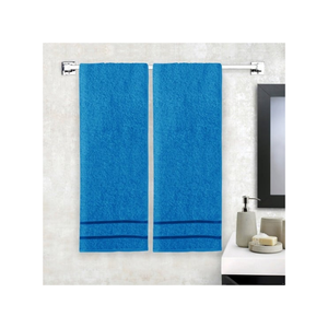 Toalla de Baño de Algodón de 30x60 Pulgadas y 550 GSM con Patrón de Líneas Rayadas y Superficie de Secado Rápido, Certificada por GOTS, Hecha en India para Suministros de Salón - Product Image 5