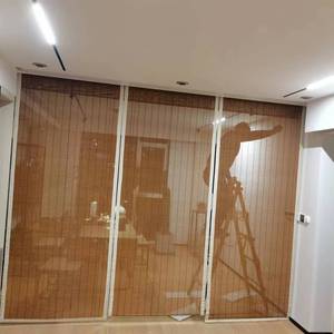 Wholesale Most Popular Rainproof Cordless Bamboo Roman Rolling/Roller Shades Match <strong>Stick</strong> Window <strong>Blinds</strong> - Product Image 1