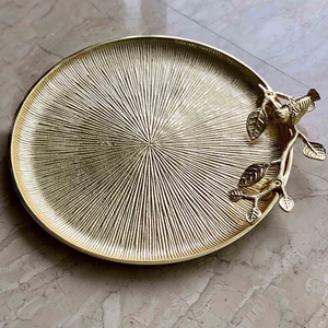 Bandeja de aluminio para el hogar y el hotel Bandeja rectangular para servir alimentos con niquelado para uso en utensilios de cocina - Product Image 6