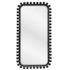 Modern Design <b>Wooden</b> Wall <b>Mirror</b> Oval Shape Black Colour Decorative Wall <b>Mirror</b> for Makeup Indoor Home & Hotels. - Product Image 2