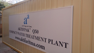 Planta Compacta de Tratamiento de Agua de Río AKTIFPAK de Acero Inoxidable (WTP) con Sistema RO, Tecnología MBBR, Control PLC, 5000L/Hora, 1 Año de Garantía - Product Image 2