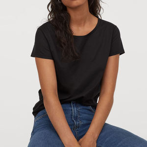 À la mode séchage rapide tenue décontracté personnalisé Logo impression femmes porter haut court 100% coton de qualité supérieure - Product Image 4