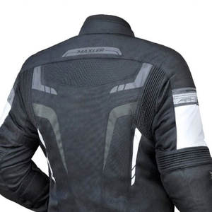 Veste en maille textile pour moto d'été de haute qualité avec col montant Nouveau design Coupe-vent et respirant Logo personnalisé sur le devant - Product Image 5
