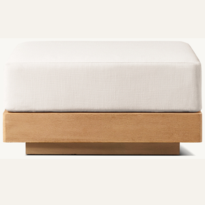 Strong and durable ottoman <b>sofa</b> made of teak wood with a simple modern style for indoor use in the living room - Product Image 1