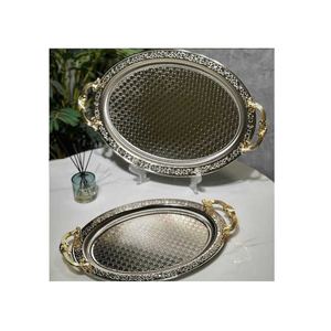 Bandeja de postres de acero inoxidable con acabado de espejo Bandeja de metal versátil para desayuno y USO HOTELERO - Product Image 5