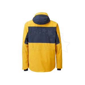 Veste de ski à capuche avec logo sur le devant, résistante au vent, respirante, écologique, unisexe, veste d'hiver pour la neige, protection extérieure - Product Image 2