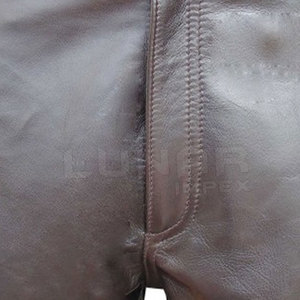 Pantalones cortos de Cuero 100% para hombre, calidad prémium, novedad de invierno, venta al por mayor - Product Image 6