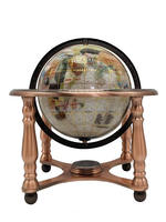 Globe terrestre gonflable décoratif moderne en métal avec topographie et bathymétrie, grand globe terrestre, fourni par l'usine