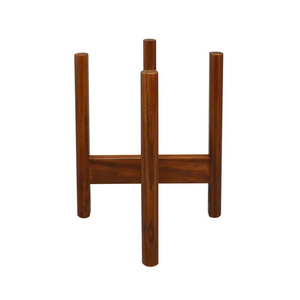 Support de jardinière moderne en bois d'acacia et caoutchouc pour la maison et le jardin Vente en gros UNI EXIM - Product Image 1
