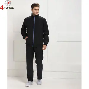 Survêtement de sport en nylon blanc personnalisé, coupe ample, ensemble de 2 pièces unisexe, doublure en maille légère pour hommes, survêtement d'équipe de football