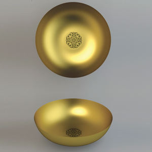 ชามกลมทำจากสเตนเลสเคลือบสีขาวและนิกเกิลสำหรับห้องครัวและบนโต๊ะ - Product Image 2