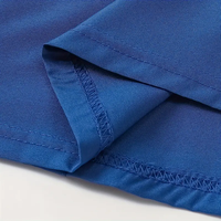 Toptan OEM Çok Satan Unisex Kadın Erkek Teal V Yaka Cepli Kısa Kollu Scrub Üstü Hastane Üniforması Doktorlar Hemşireler İçin