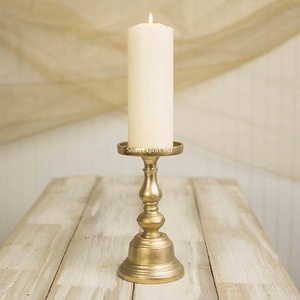 Stylish Metal Pillar <b>Candle</b> <b>Holder</b> <b>Gold</b> Plated for Home Event and Christmas Tabletop Decorative <b>Candle</b> Pillars - Product Image 5